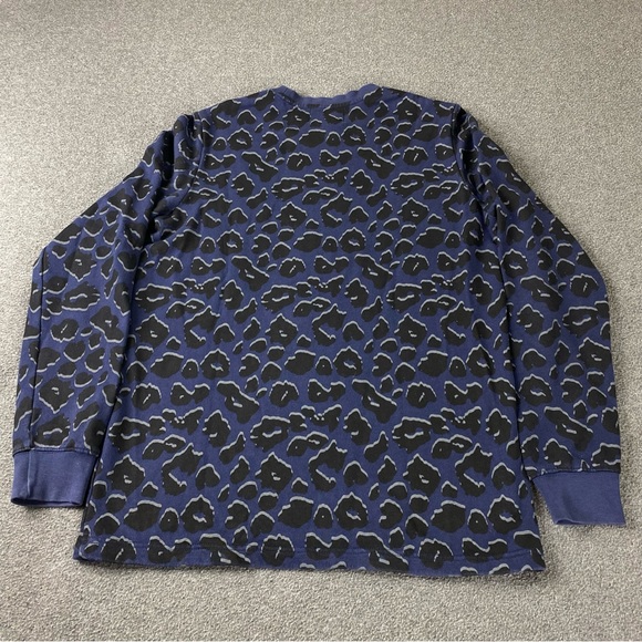 Markus Lupfer AOP All Over Print Leopard Crewneck Sweatshirt Men’s Size Small - Picture 5 of 8